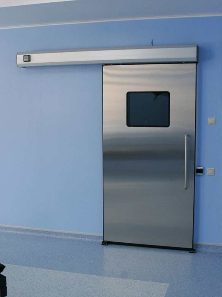 Elektrische schuifdeur buitenaanzicht